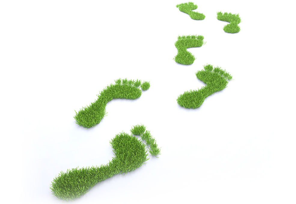green footprints